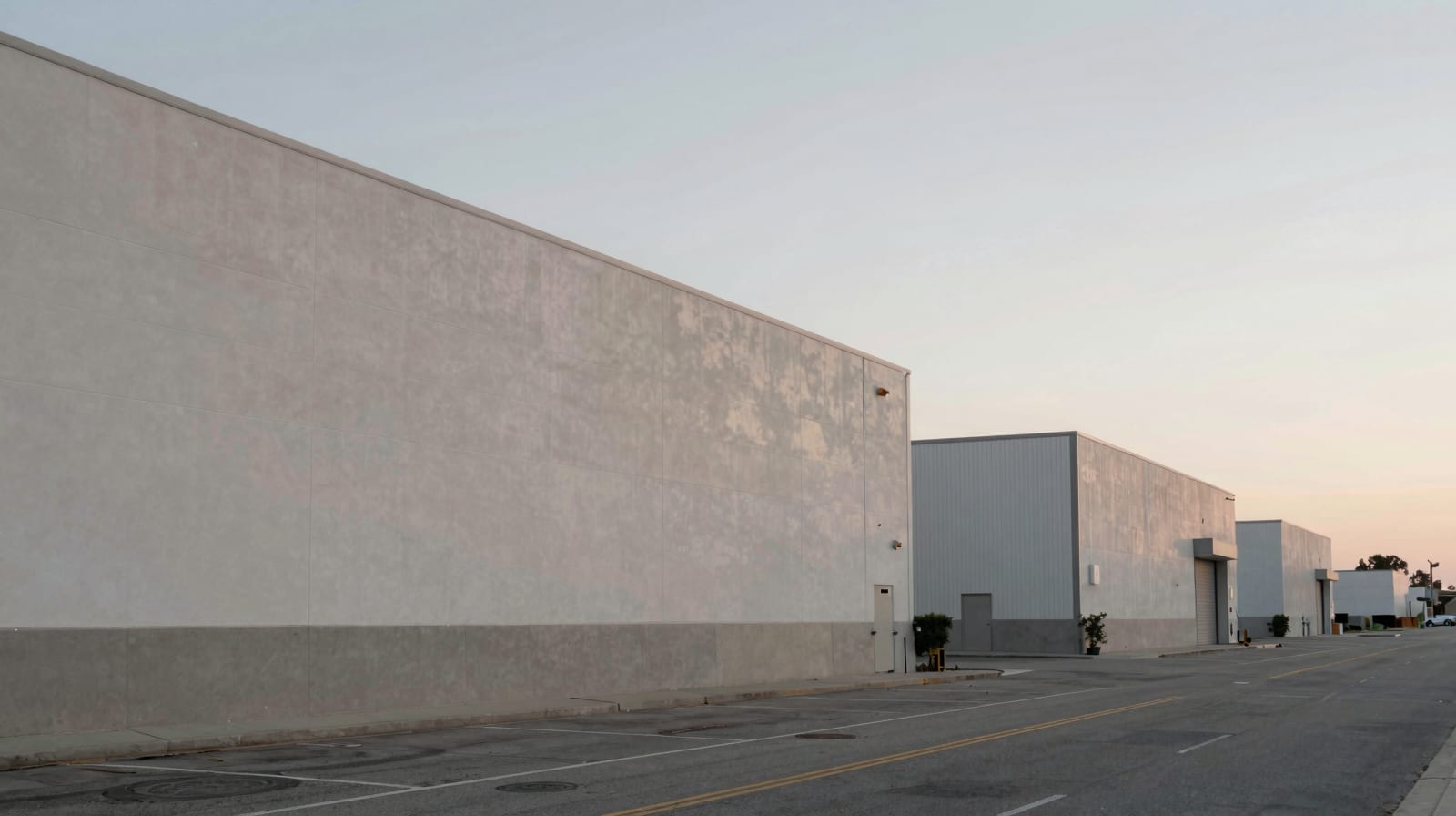 Light-industrial buildings in a Southern California manufacturing district